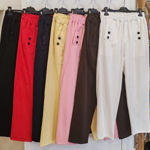 PANTALÓN PUNTO MILANO BOTONES