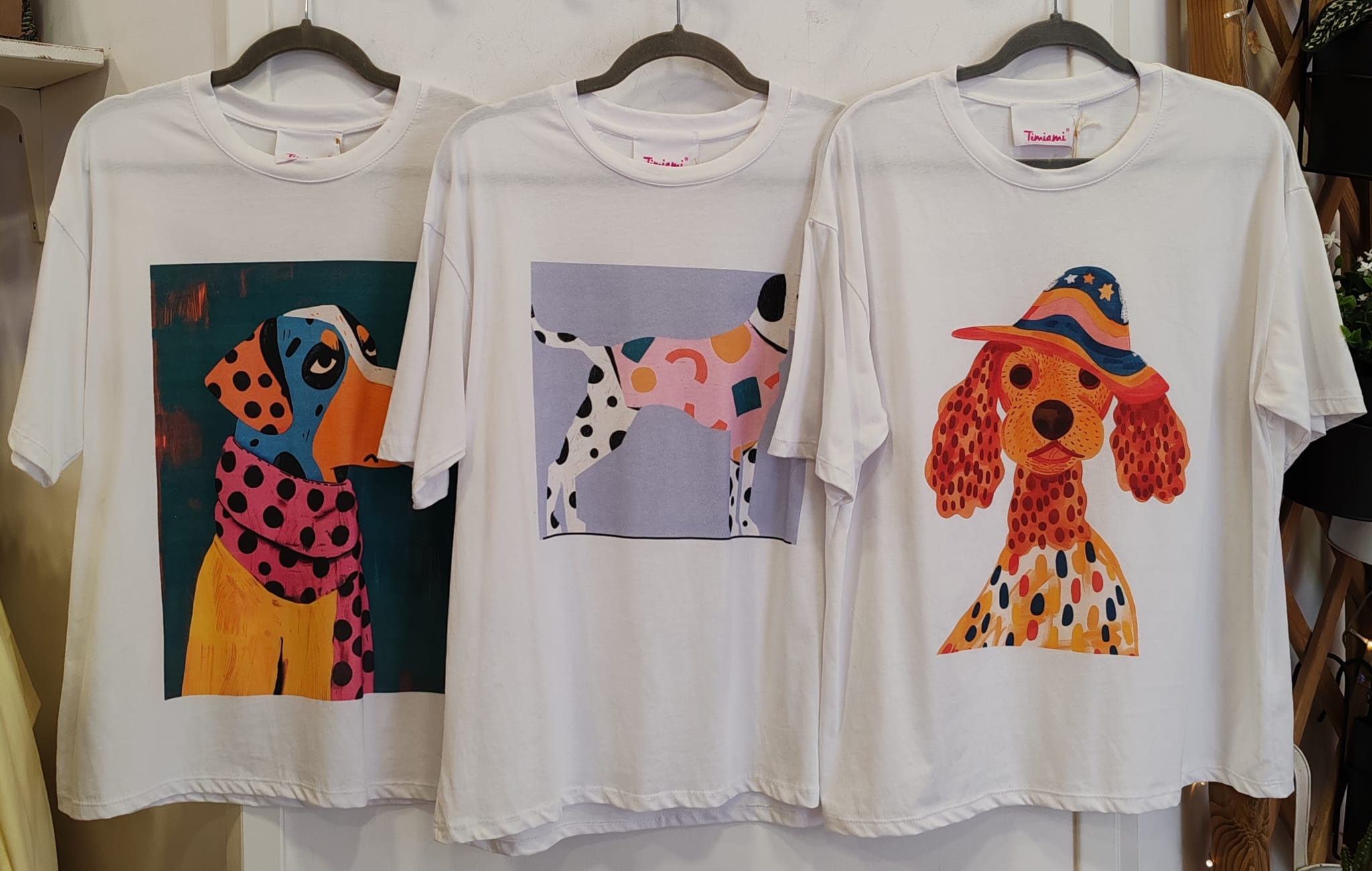 camiseta estampada animalitos