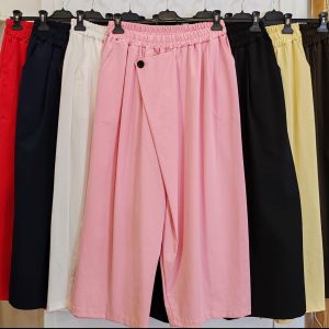 PANTALON CRUZADO BOTÓN PUNTO MILANO