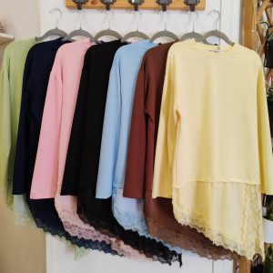 SUDADERA ASIMETRICA BAJO SATEN