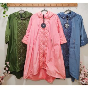 PARKA CAPUCHA GUATEADA BRILLOS