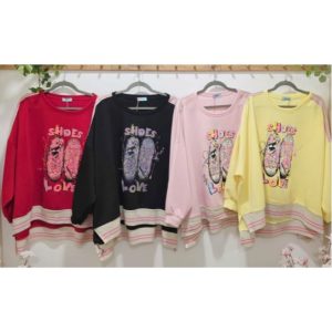 SUDADERA OVERSIZE ZAPATILLAS