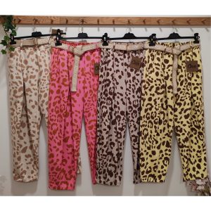 PANTALON ANIMAL PRINT CINTURON