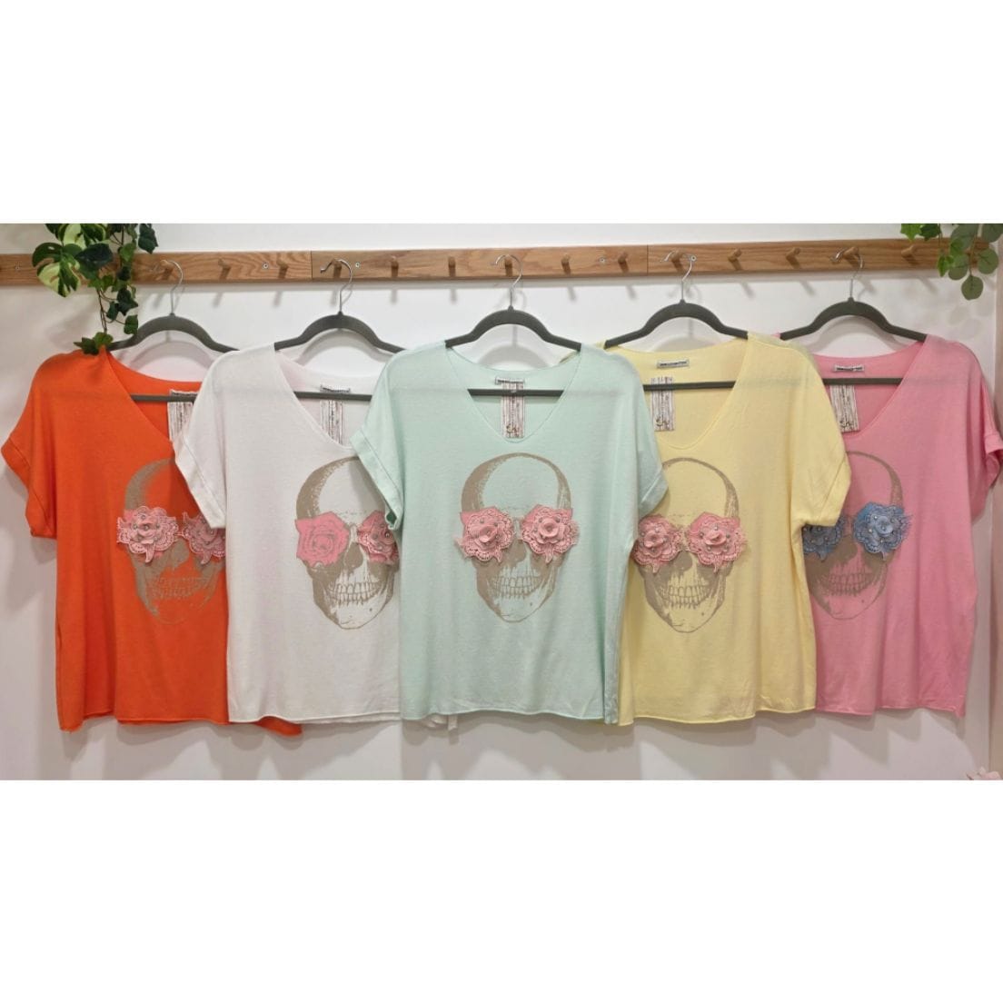 CAMISETA PUNTO CALAVERA M/ CORTA