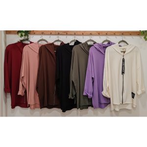 CHAQUETA CAPUCHA CREMALLERA