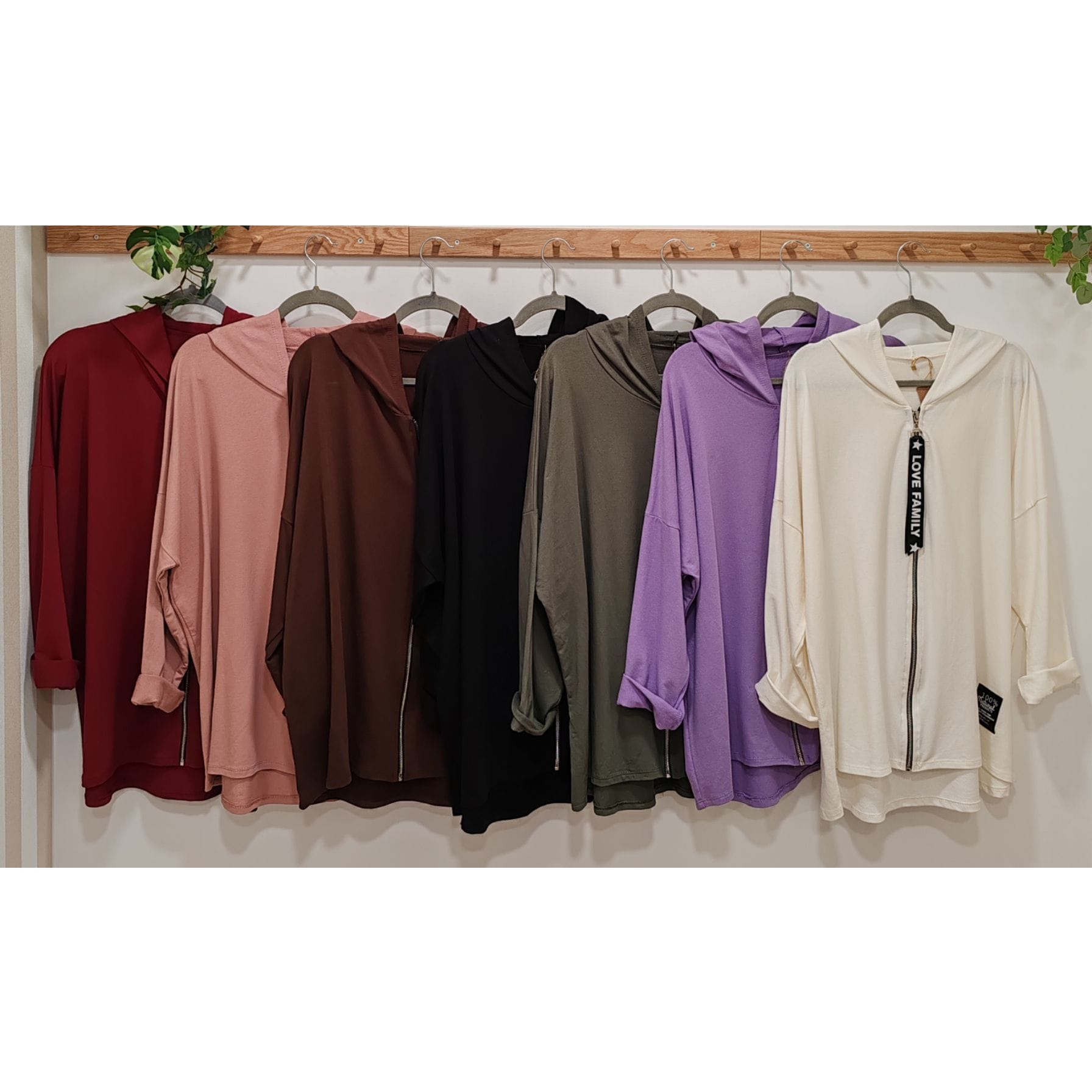 CHAQUETA CAPUCHA CREMALLERA