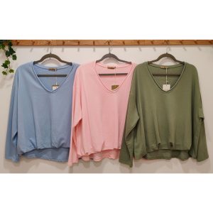 SUDADERA BAJO DELANTERO FRUNCIDO