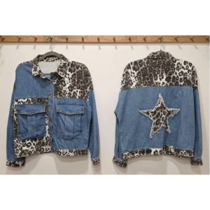 CAZADORA DENIM PRINT ESTRELLA ESPALDA