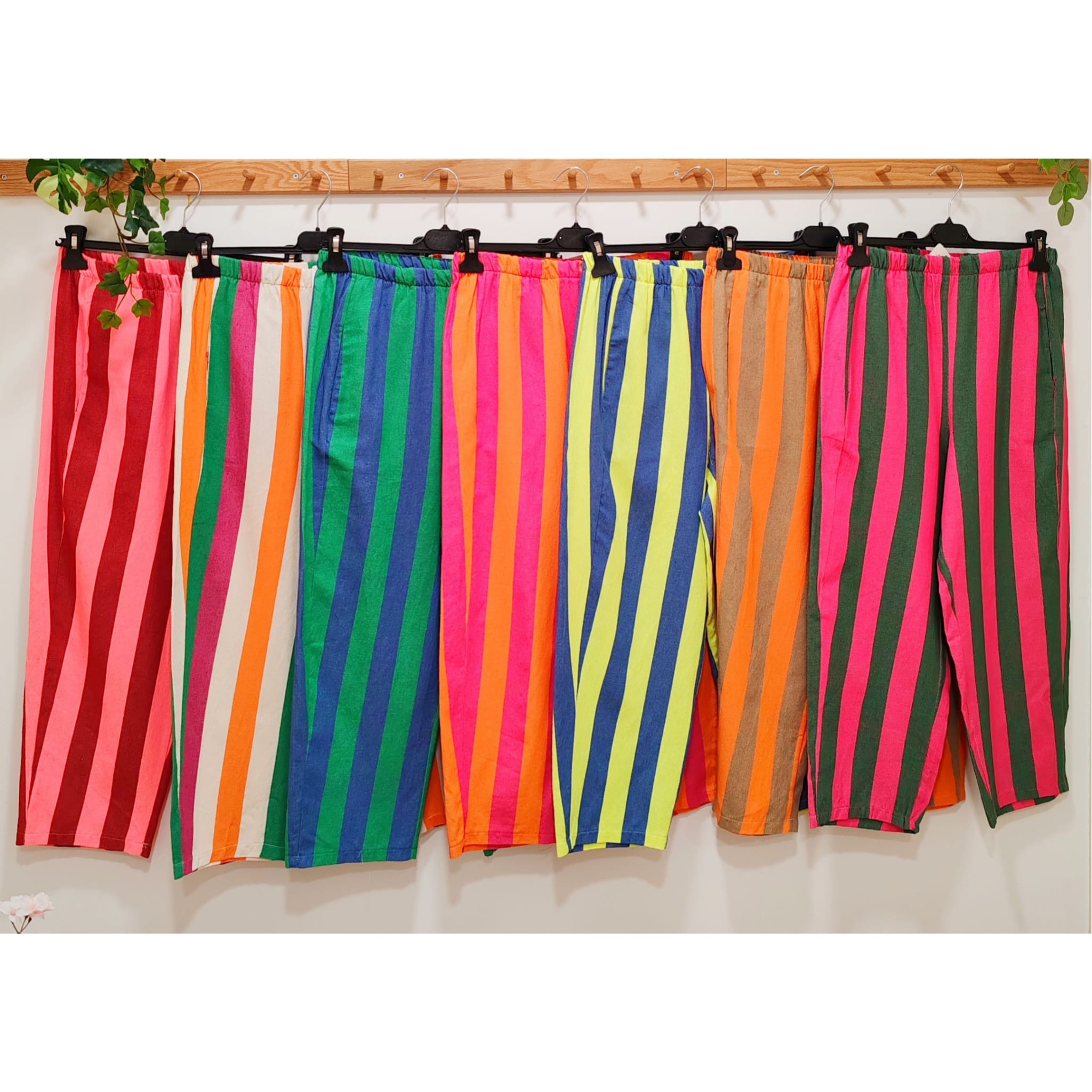 PANTALÓN RAYAS MULTICOLOR