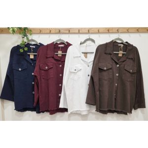 CHAQUETA DENIM DESFLECADA