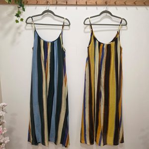 VESTIDO  DE TIRANTES MULTICOLOR (WIYA)