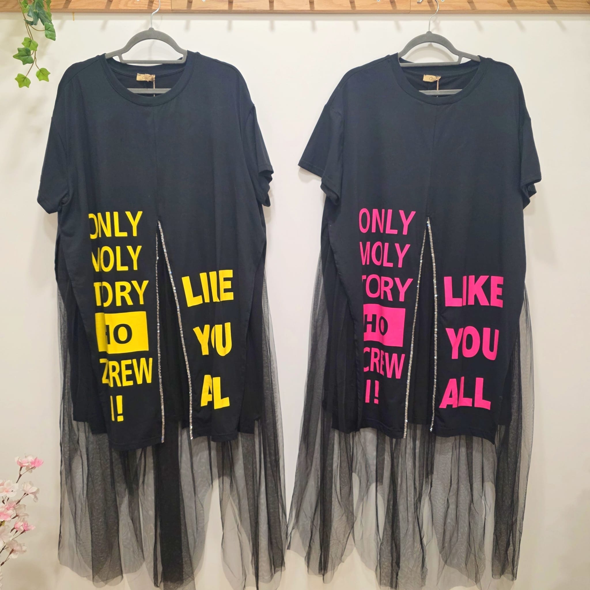 VESTIDO COMBINADO TUL