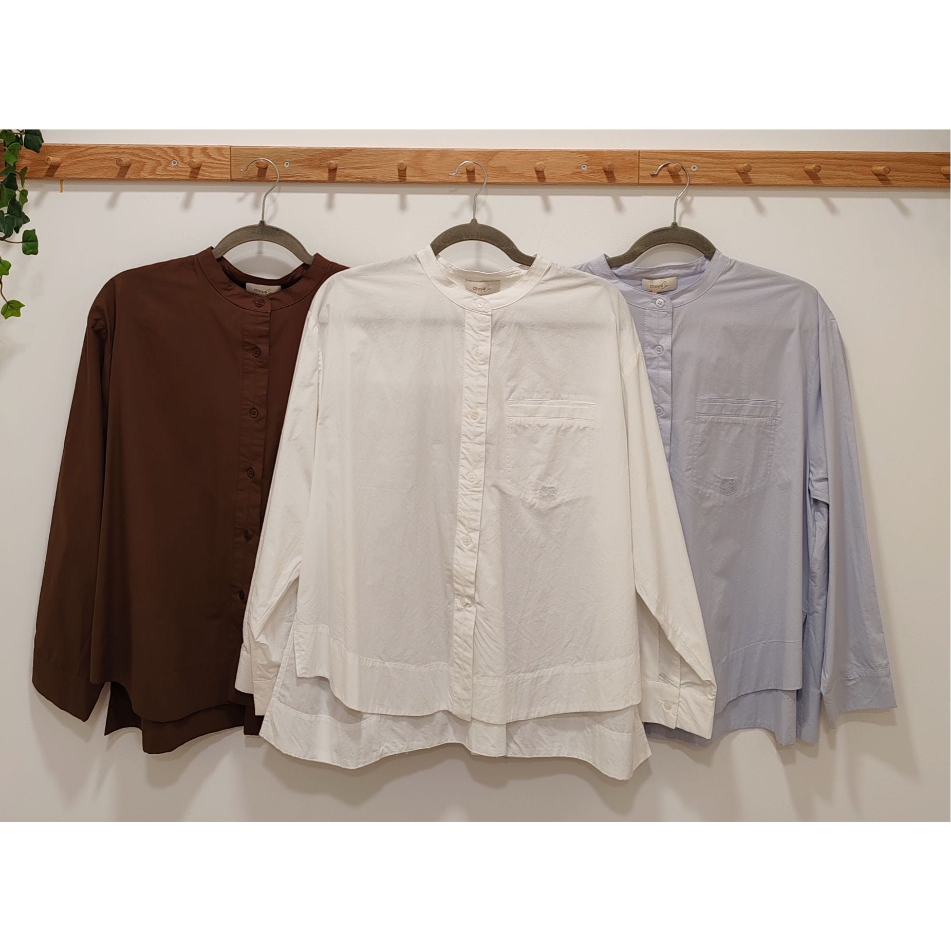 CAMISA BASICA CUELLO MAO