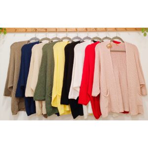 CHAQUETA PERLÉ BOLSILLOS