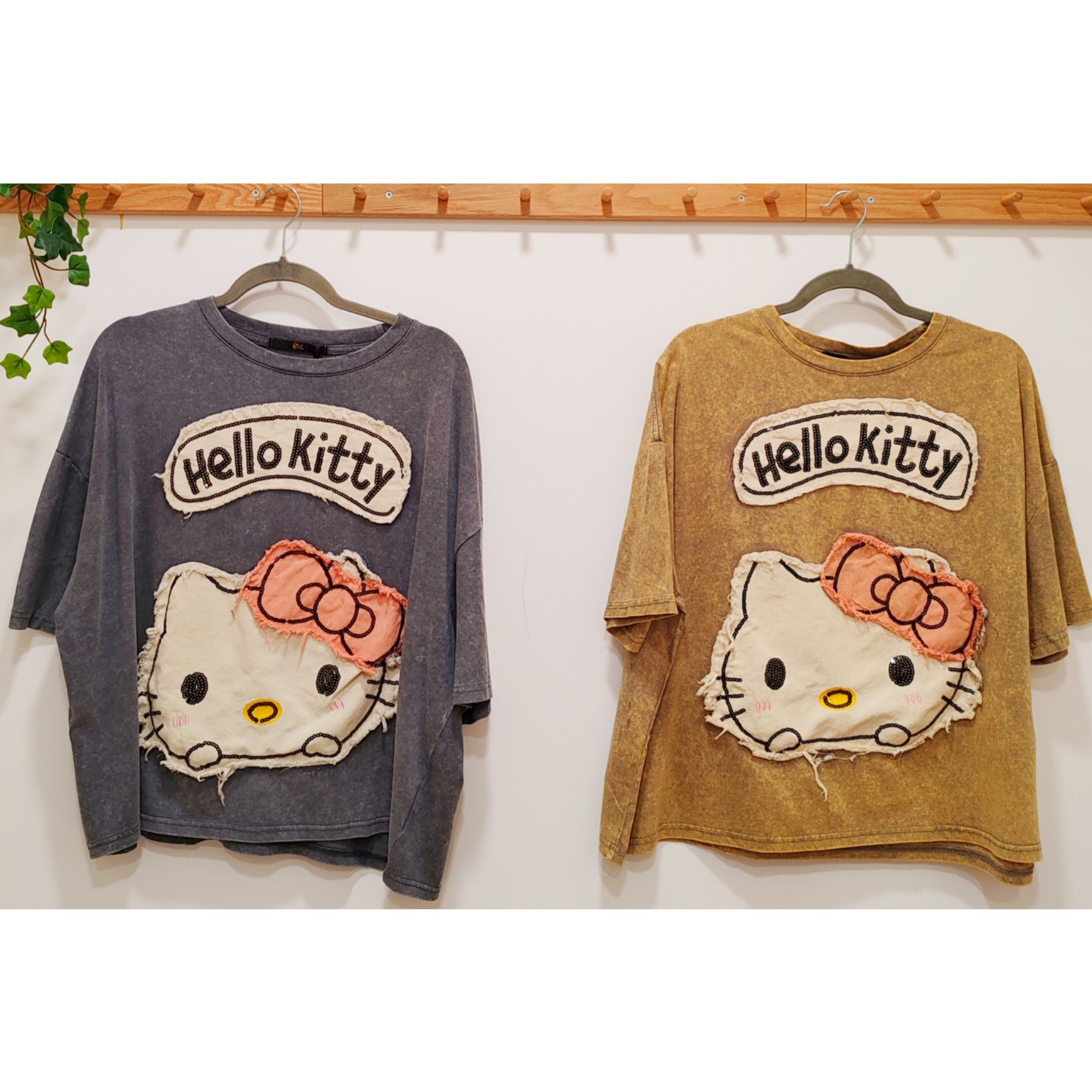 CAMISETA LAVADA KITTY CARA
