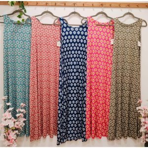 VESTIDO LICRA FRÍA "SOLECITOS" LARGO