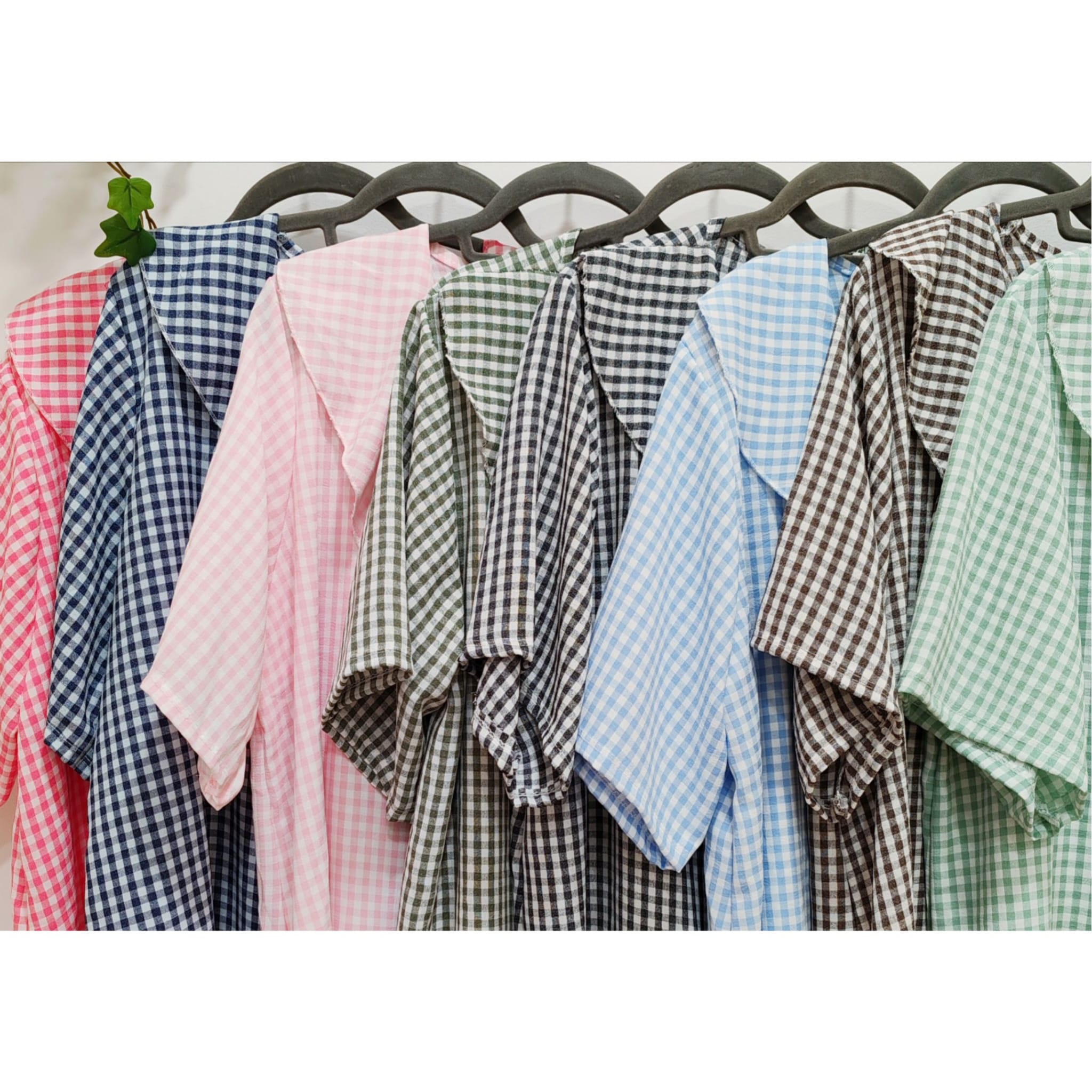 BLUSA VICHY VOLANTITO - Imagen 2