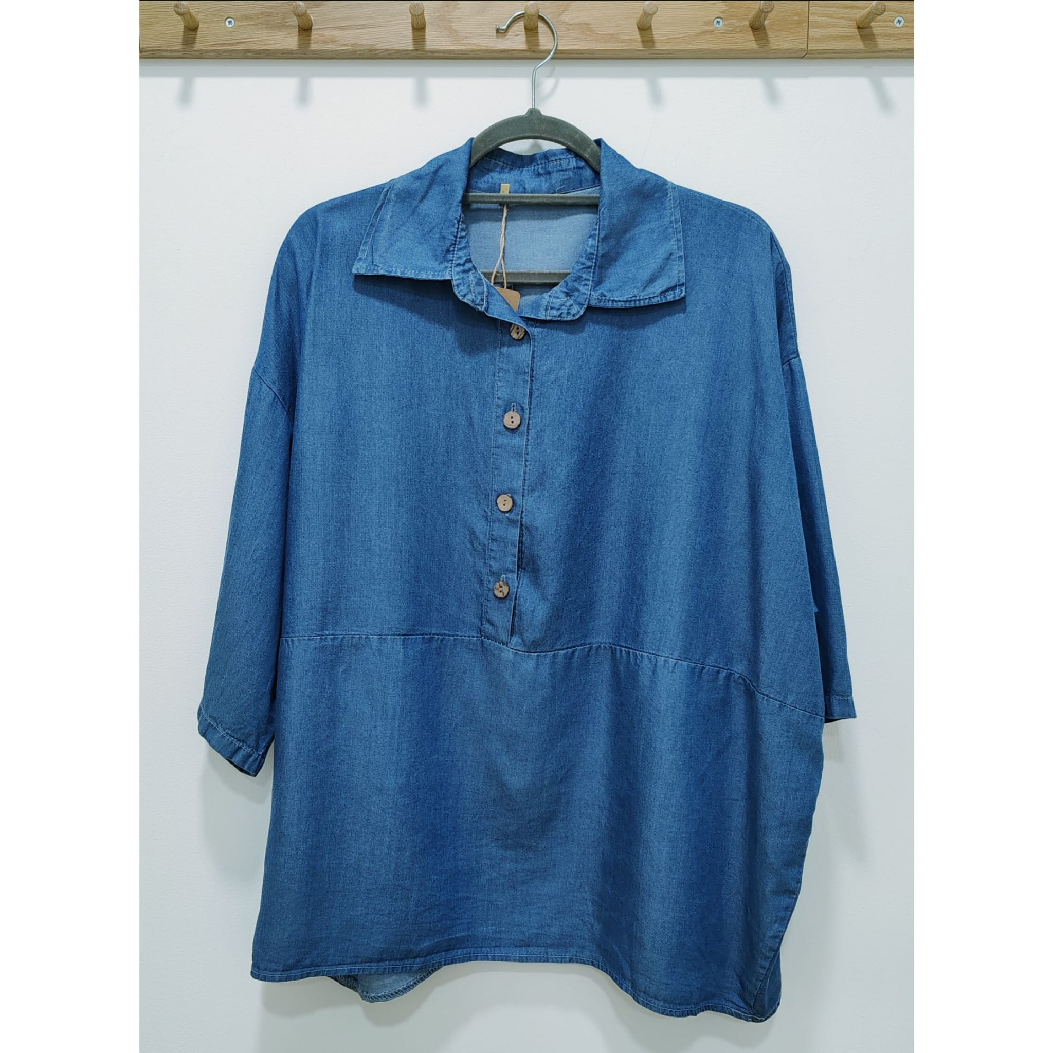 BLUSA DENIM TENCEL
