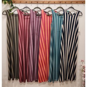 VESTIDO LICRA FRIA RAYAS