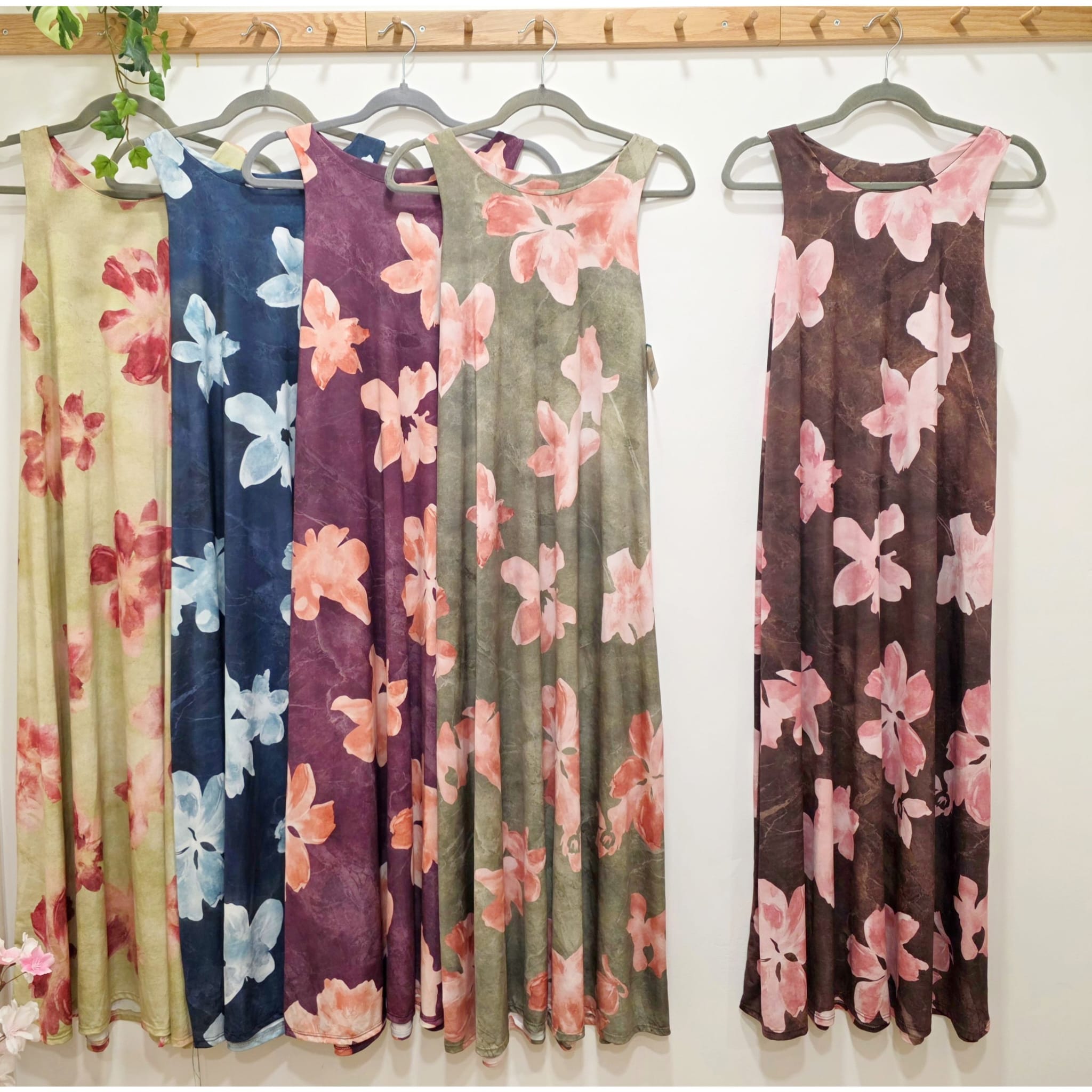 VESTIDO LICRA FRIA "FLORES"