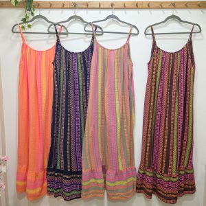 VESTIDO BAMBULA ÉTNICO TIRANTES