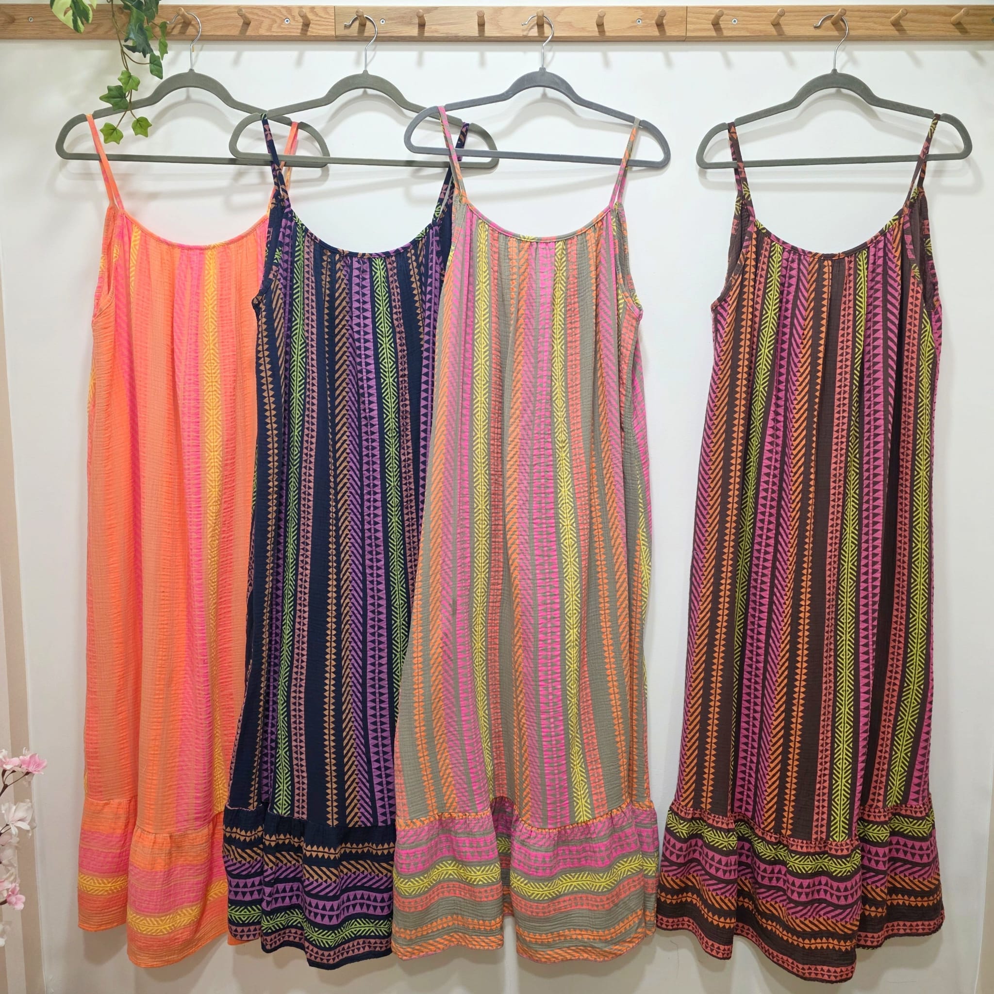 VESTIDO BAMBULA ÉTNICO TIRANTES