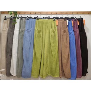 PANTALÓN BOLSILLOS ALGODÓN