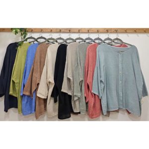 CAMISA ALGODÓN LAVADO BOTONES