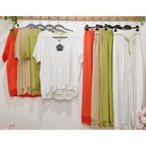 BLUSA BAJO SATÉN (CONJUNTO)