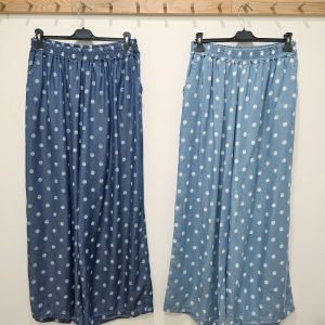 PANTALÓN DENIM LYOCELL LUNARES