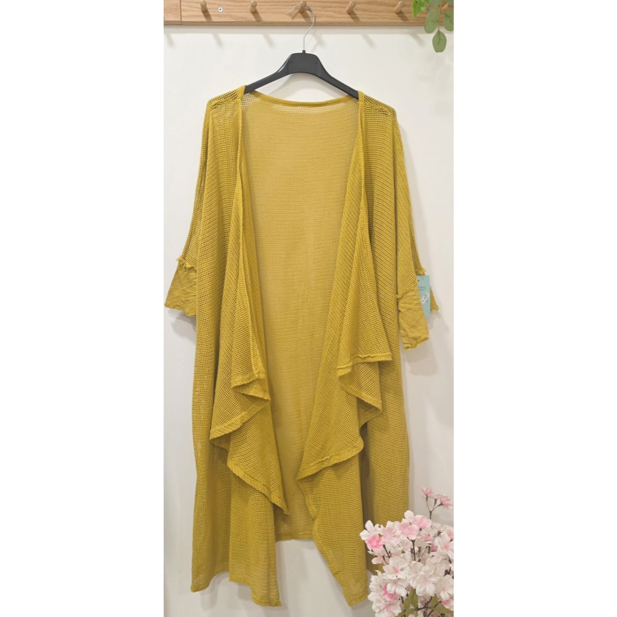 CHAQUETA LARGA CALADA - Imagen 3