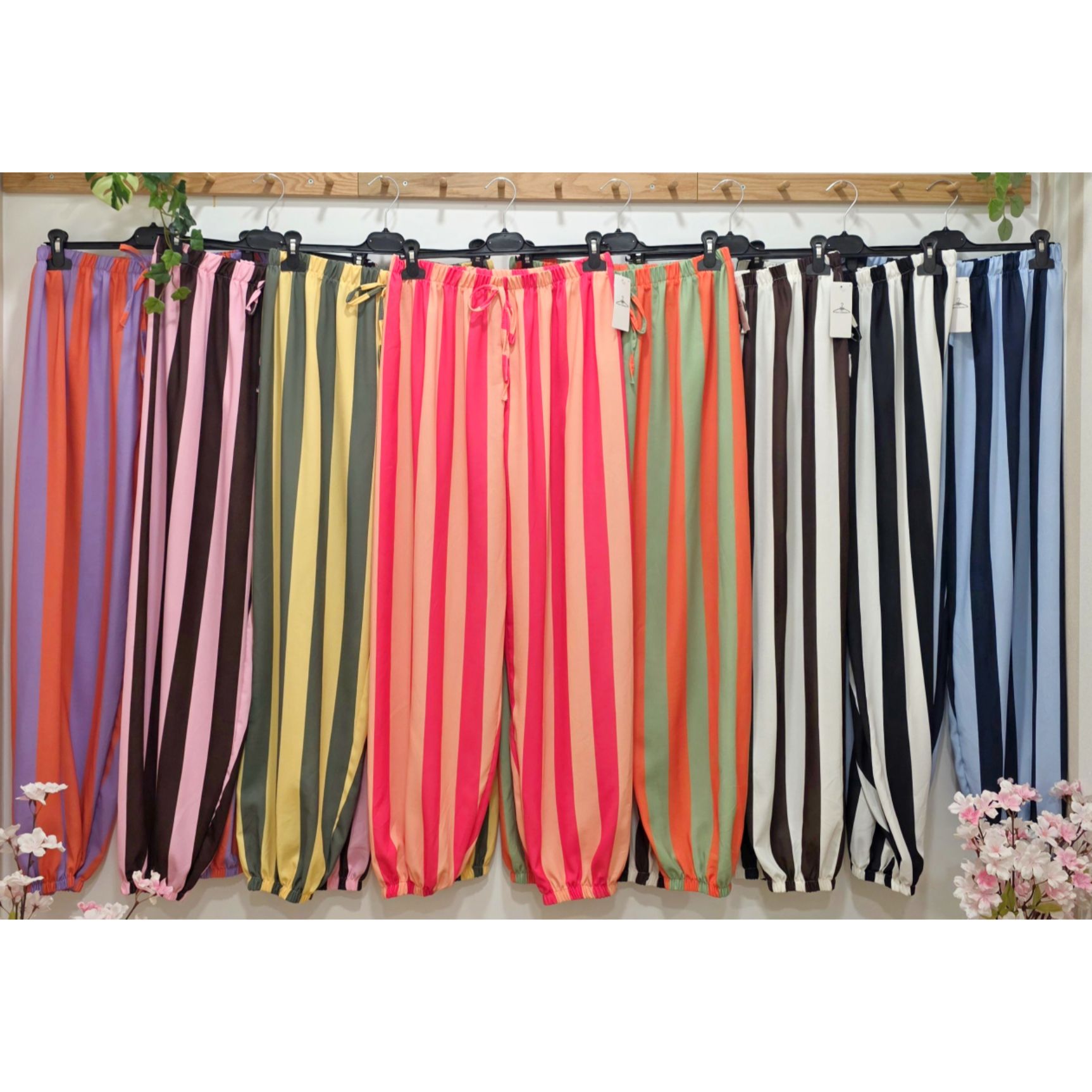 PANTALÓN BOMBACHO RAYAS