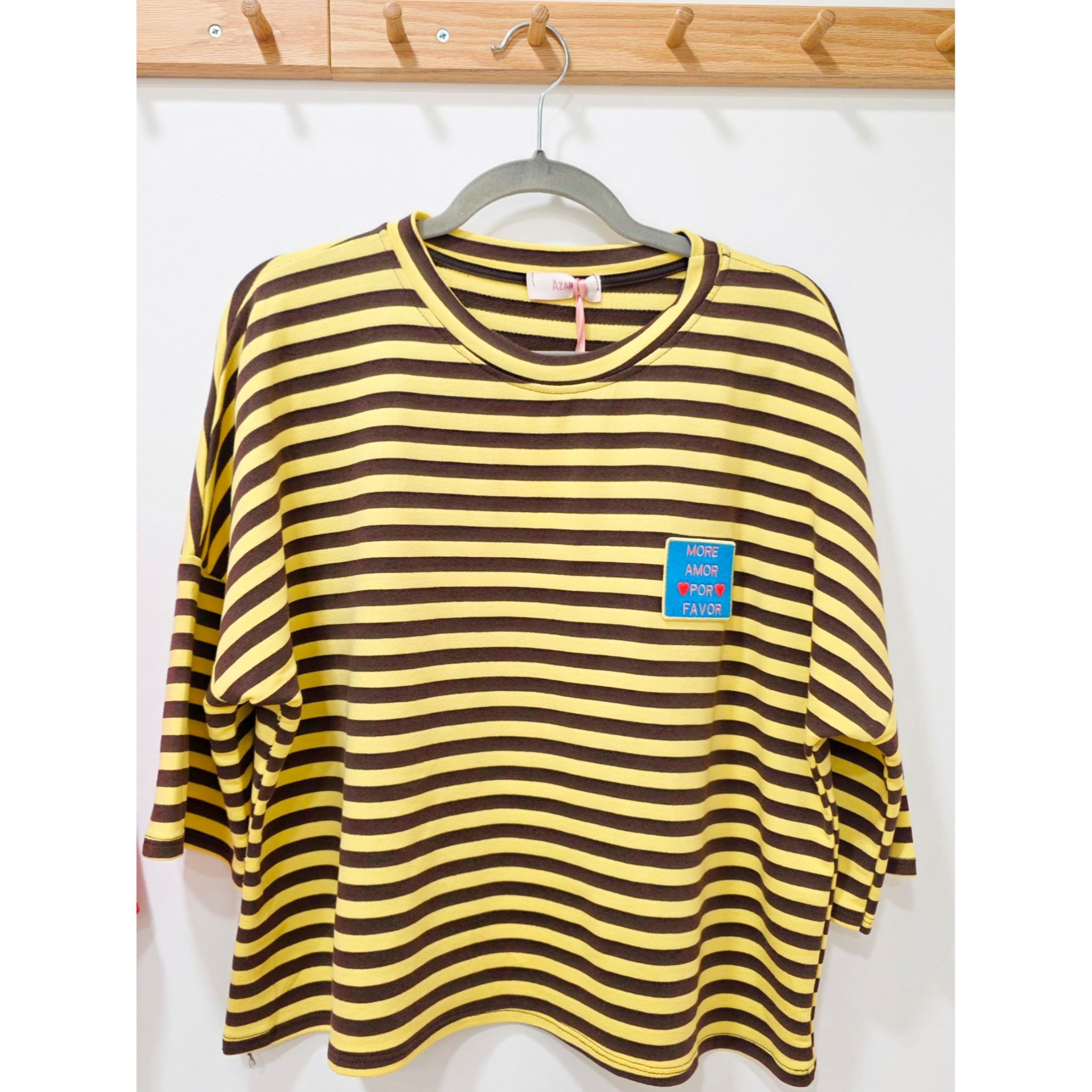 SUDADERA RAYAS MANGA 3/4 - Imagen 3