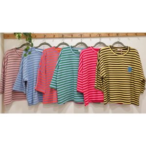 SUDADERA RAYAS MANGA 3/4