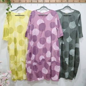 VESTIDO LUNARES MANGA FRANCESA