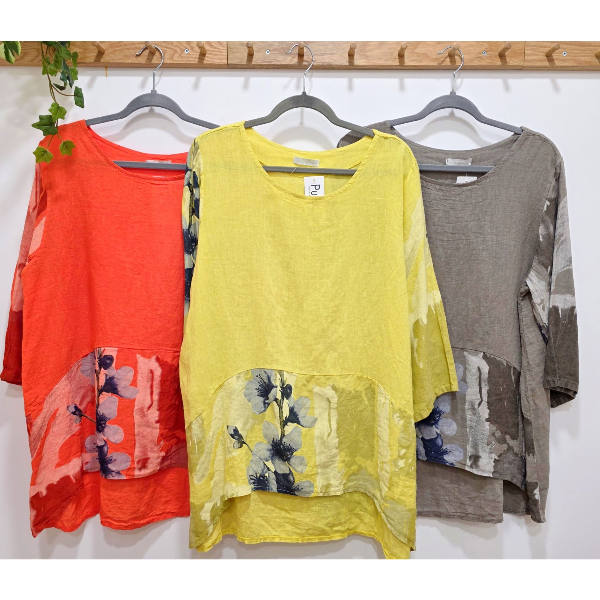 BLUSA LINO FLORES