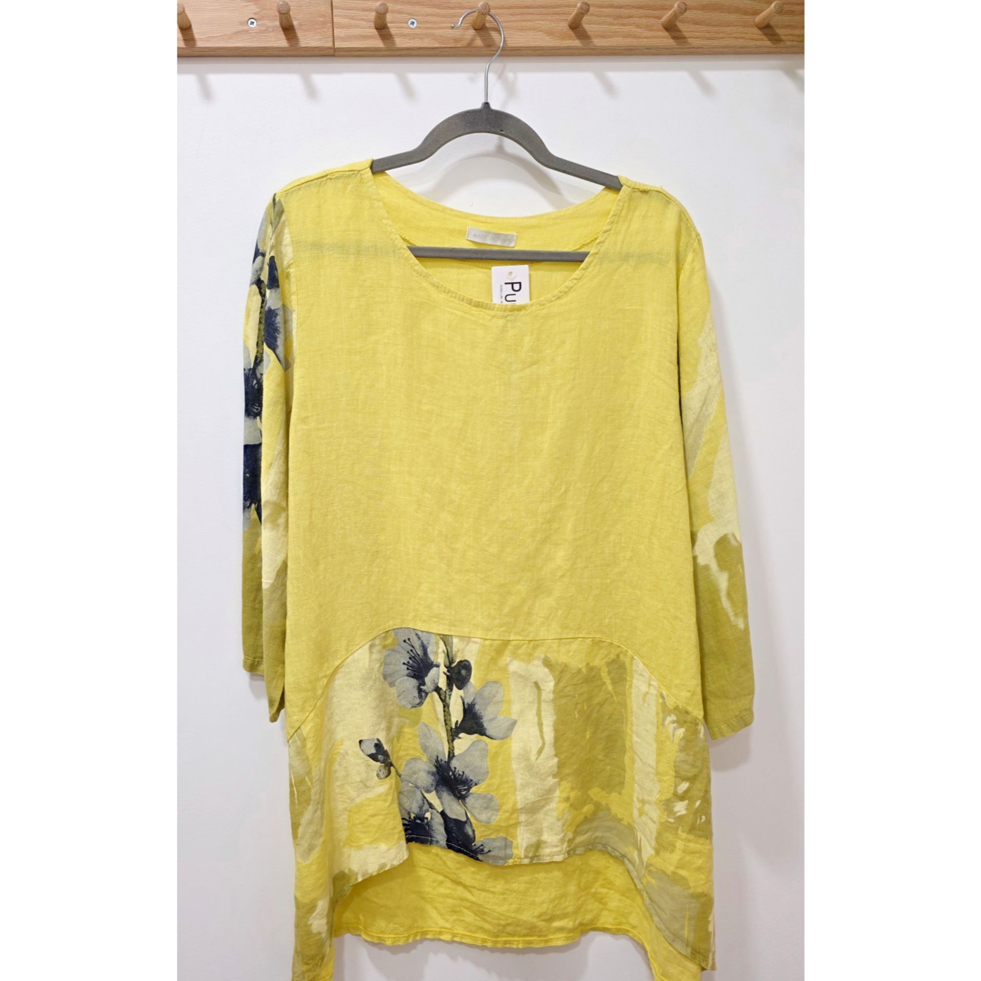 BLUSA LINO FLORES - Imagen 2
