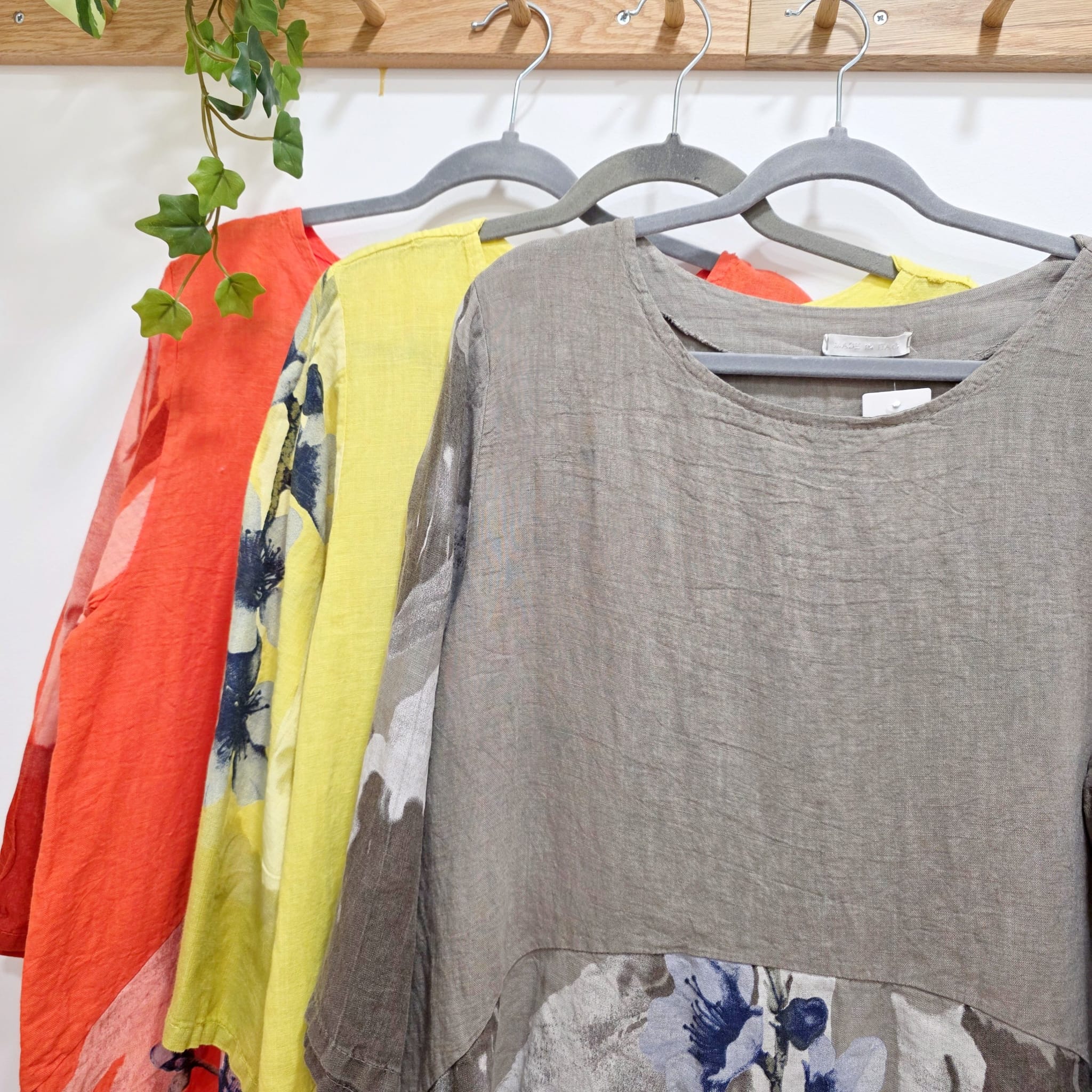 BLUSA LINO FLORES - Imagen 3