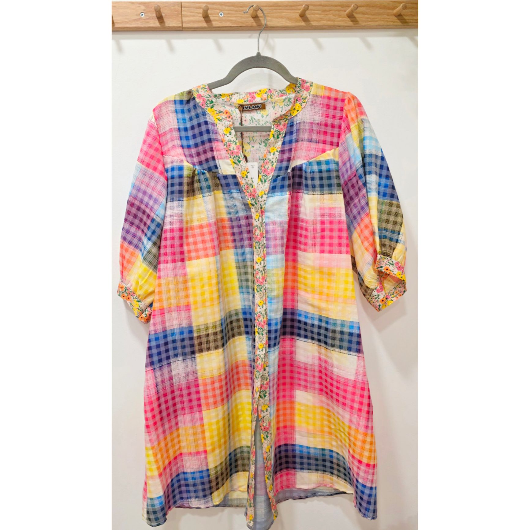VESTIDO MIDI ESTAMPADO - Imagen 2