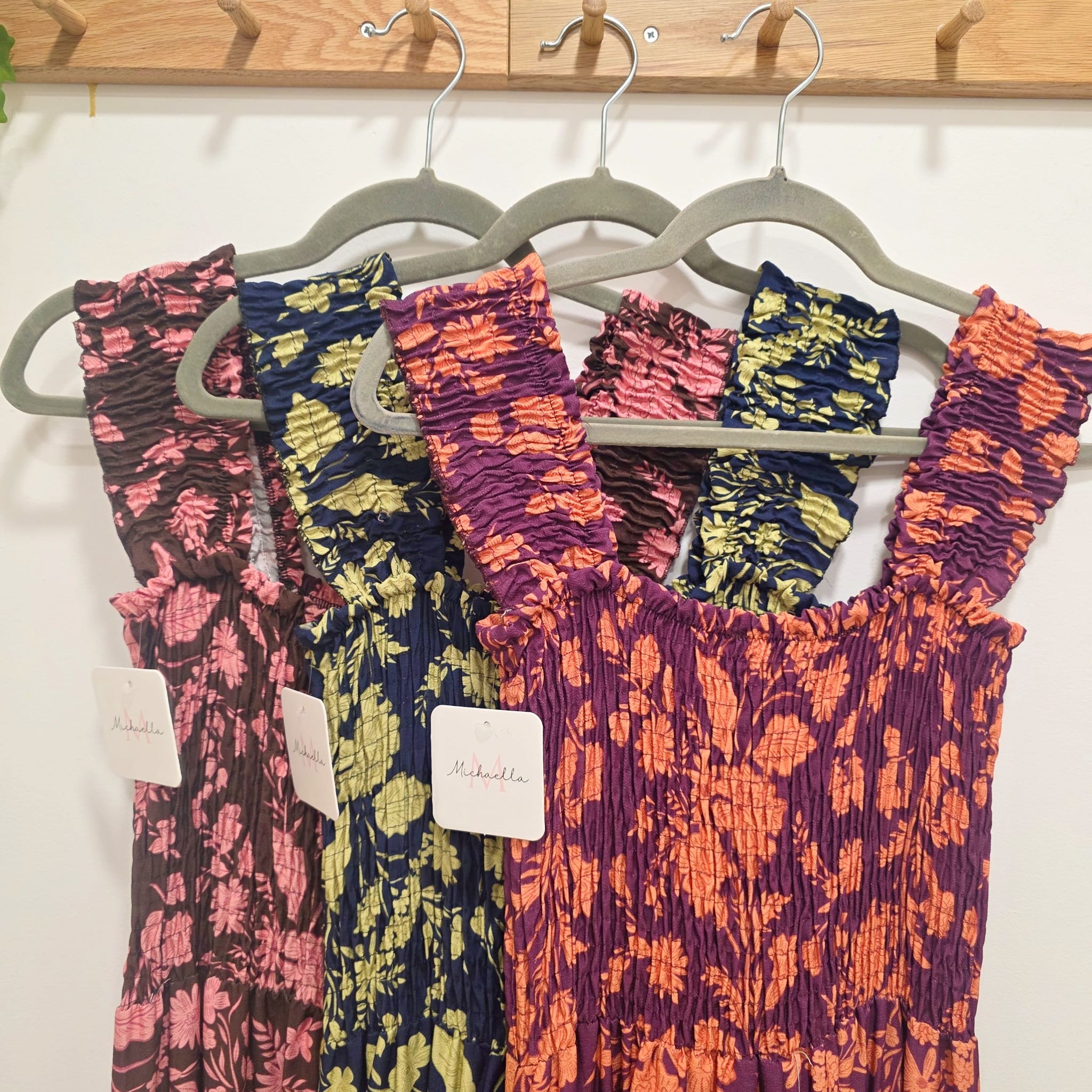 VESTIDO NIDO DE ABEJA TIRANTES - Imagen 2