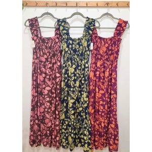 VESTIDO NIDO DE ABEJA TIRANTES