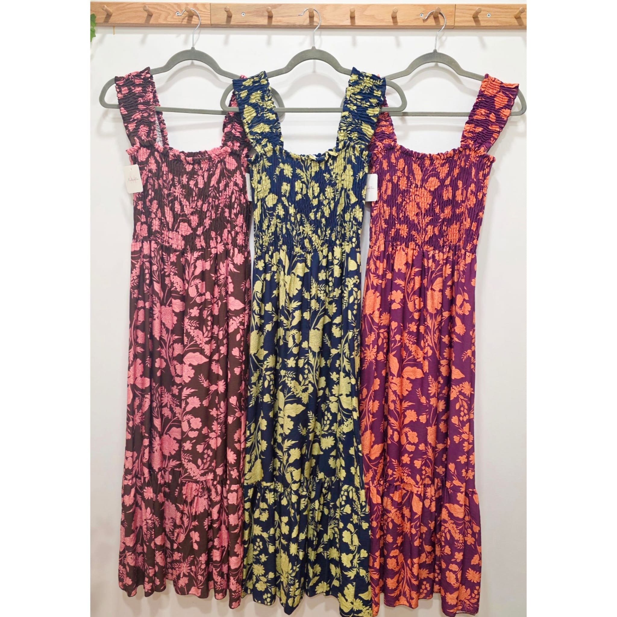 VESTIDO NIDO DE ABEJA TIRANTES