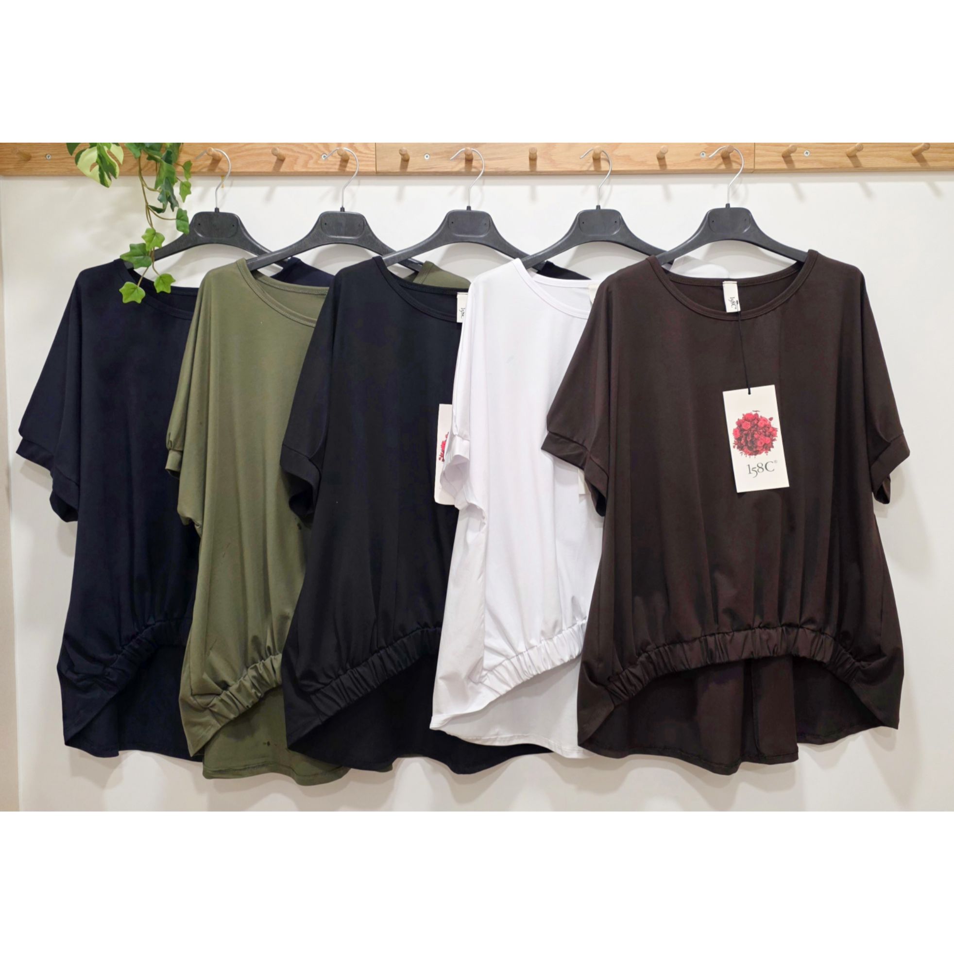 CAMISETA FRUNCIDA BAJO (158C)