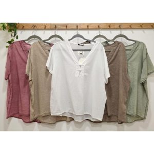 BLUSA PICO LAVADA