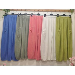 PANTALÓN LINO Y ALGODÓN
