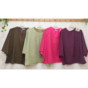 BLUSA CUADRITOS