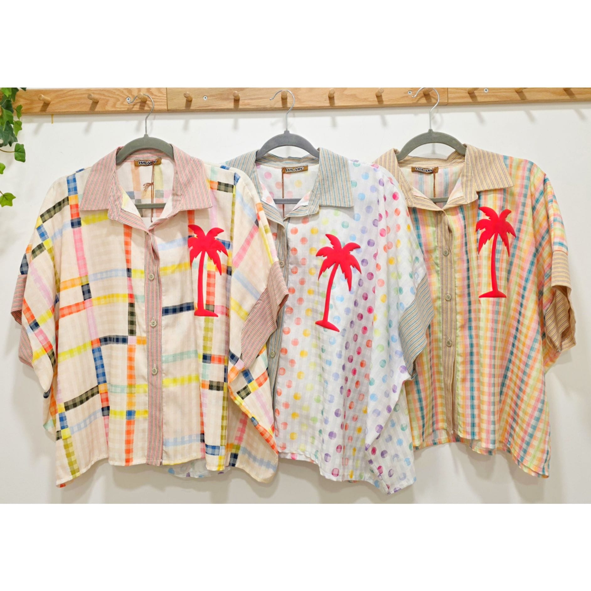 CAMISA CUADROS PALMERA