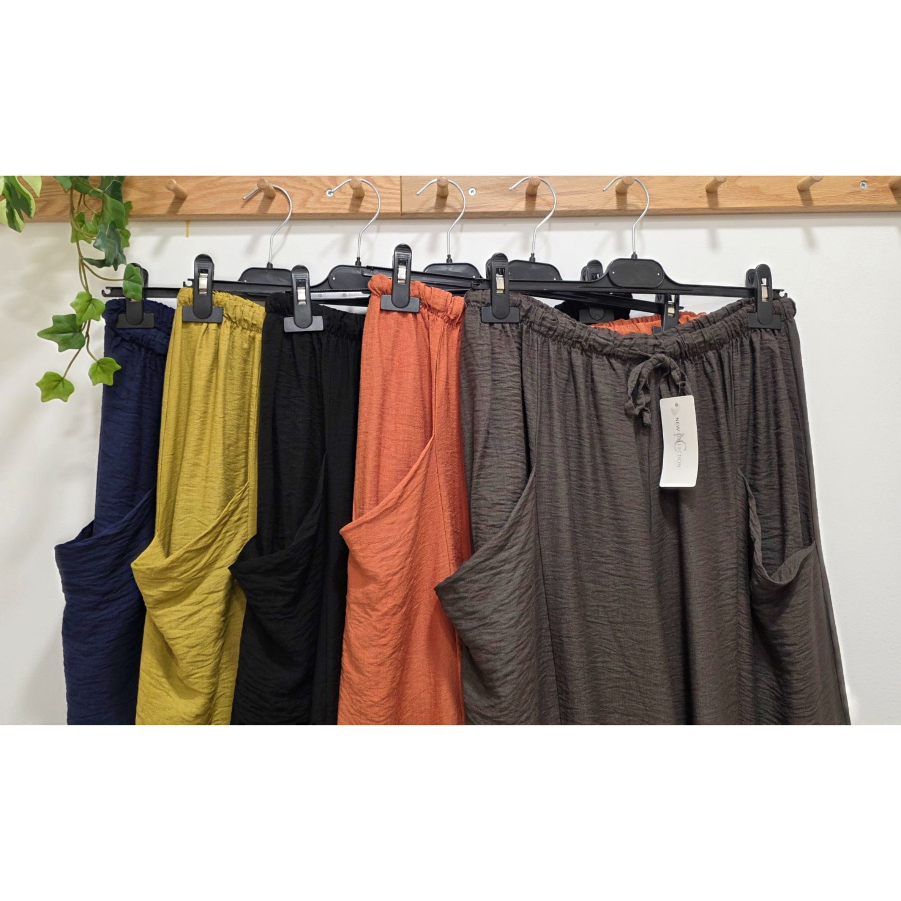 PANTALÓN FLUIDO BOLSILLOS (TALLA GRANDE) - Imagen 2