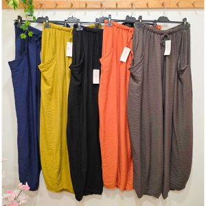 PANTALÓN FLUIDO BOLSILLOS (TALLA GRANDE)