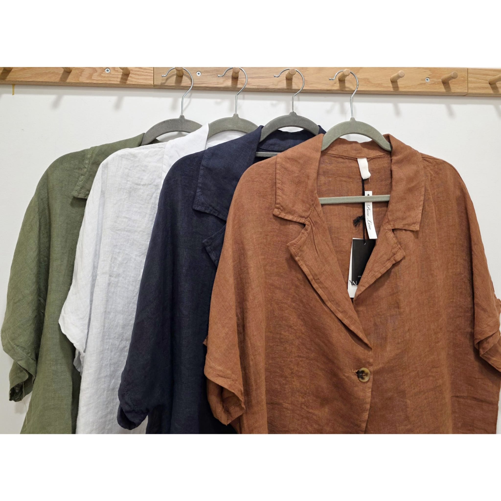 CHAQUETA LINO SOLAPAS - Imagen 2